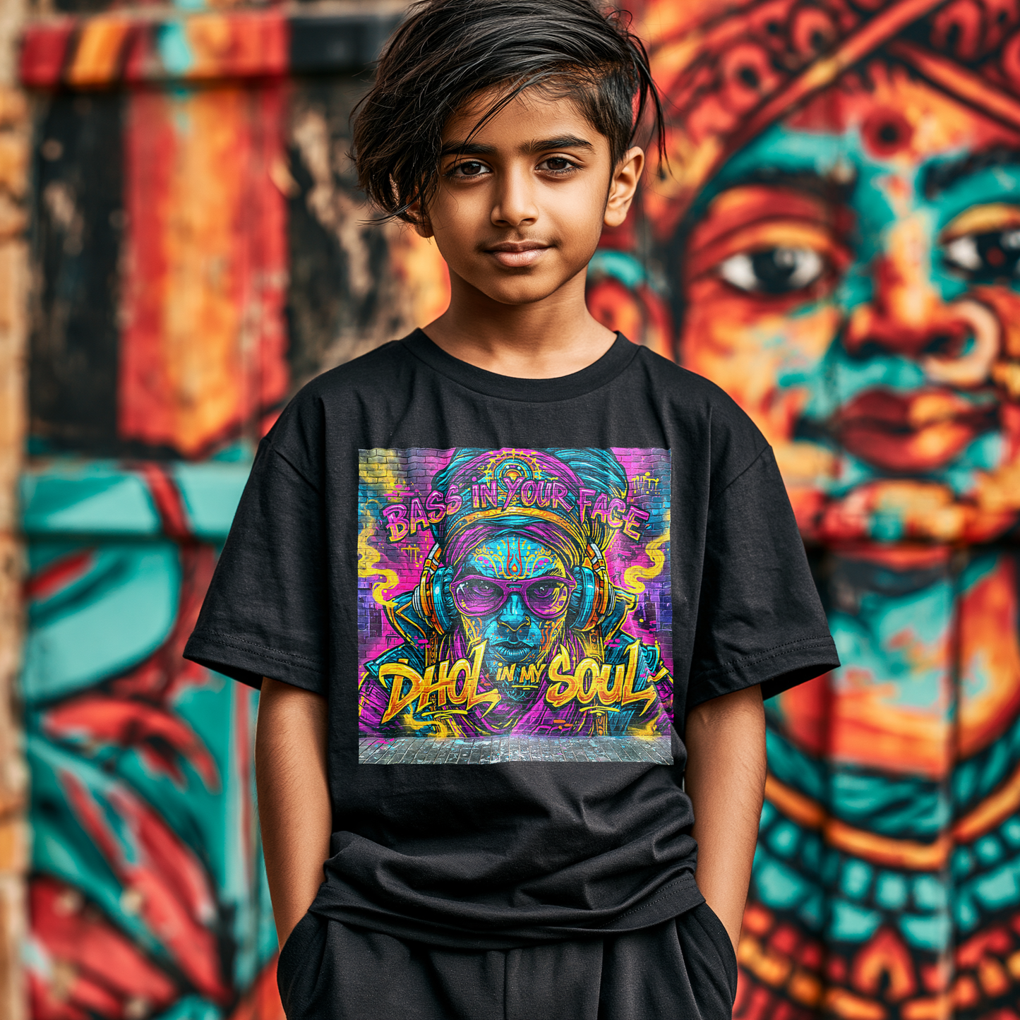 Bass in your face, dhol in my soul graffiti